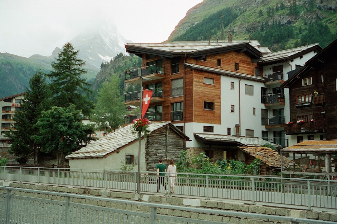 Village de Zermatt avec vue sur le Cervin