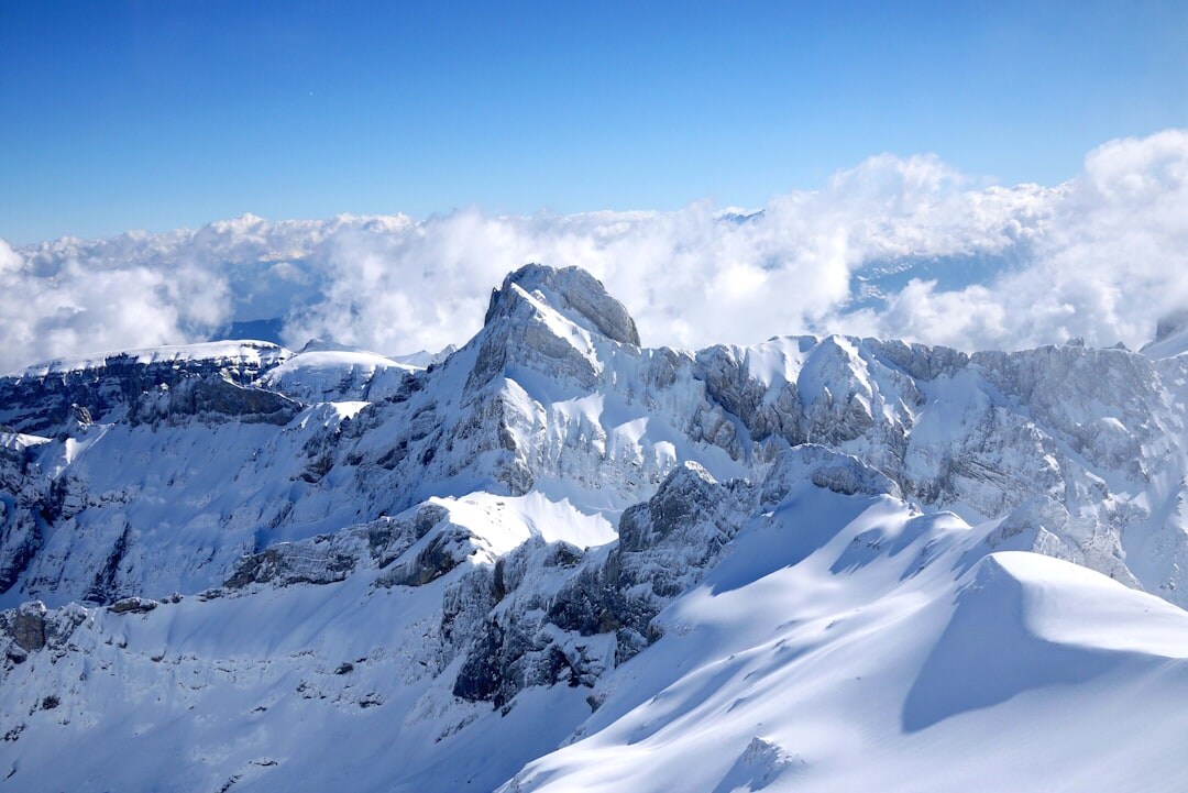 alps mountain ski resort