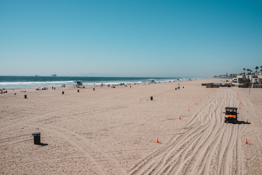 private beach california